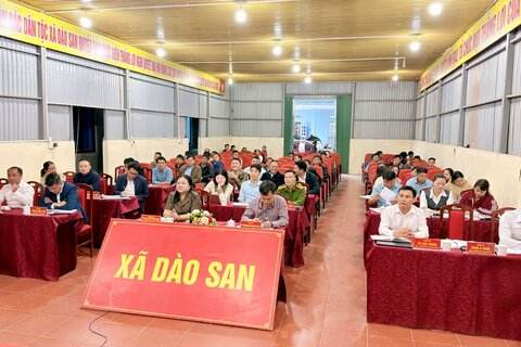 XÃ DÀO SAN THAM DỰ HỘI NGHỊ TOÀN QUỐC QUÁN TRIỆT, TRIỂN KHAI NGHỊ QUYẾT HỘI NGHỊ LẦN THỨ TƯ BAN CHẤP HÀNH TRUNG ƯƠNG ĐẢNG KHÓA XIV