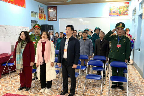 Xã Dào San rộn ràng ngày hội bầu cử