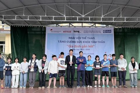 Ngày hội thể thao tăng cường sức khỏe tâm thần "Gia Đình Gắn Kết" năm học 2025 - 2026 tại trường PTDTBT THCS Dào San.