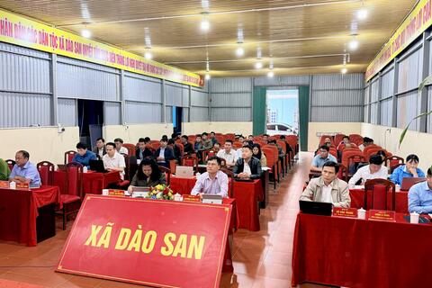 XÃ DÀO SAN DỰ  HỘI NGHỊ TOÀN QUỐC SƠ KẾT 1 NĂM VẬN HÀNH MÔ HÌNH TỔ CHỨC TỔNG THỂ CỦA HỆ THỐNG CHÍNH TRỊ VÀ MÔ HÌNH CHÍNH QUYỀN 3 CẤP