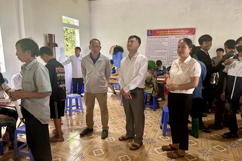 LÃNH ĐẠO ĐẢNG ỦY XÃ DÀO SAN TRỰC TIẾP KIỂM TRA, CHỈ ĐẠO CHIẾN DỊCH KHÁM SỨC KHỎE MIỄN PHÍ CHO NHÂN DÂN