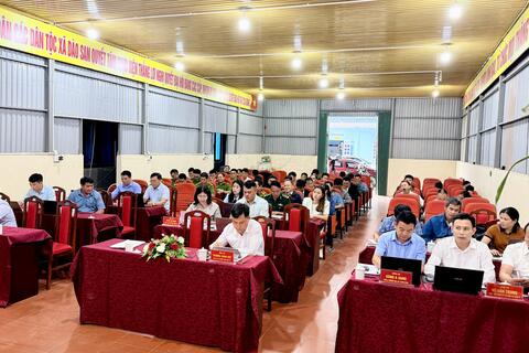 DÀO SAN SƠ KẾT THỰC HIỆN NGHỊ QUYẾT VỀ XÂY DỰNG XÃ “KHÔNG MA TÚY”