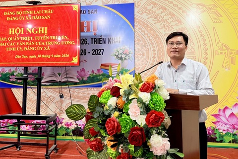 ĐẢNG ỦY XÃ DÀO SAN TỔ CHỨC HỘI NGHỊ HỌC TẬP, QUÁN TRIỆT, TRIỂN KHAI CÁC VĂN BẢN CỦA TRUNG ƯƠNG, TỈNH ỦY VÀ ĐẢNG ỦY XÃ