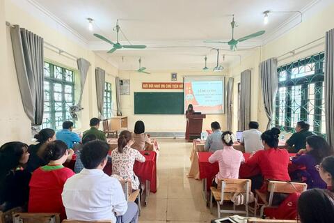XÃ DÀO SAN BẾ GIẢNG LỚP BỒI DƯỠNG NHẬN THỨC VỀ ĐẢNG KHÓA III, NĂM 2026