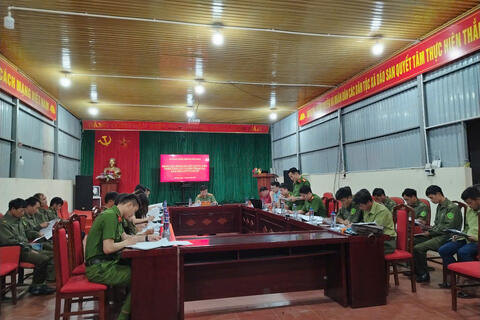 Khảo sát, đánh giá kết quả 01 năm triển khai lực lượng tham gia đảm bảo ANTT ở cơ sở