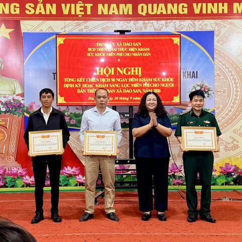 DÀO SAN TỔNG KẾT CHIẾN DỊCH 90 NGÀY ĐÊM KHÁM SỨC KHỎE CHO NHÂN DÂN NĂM 2026