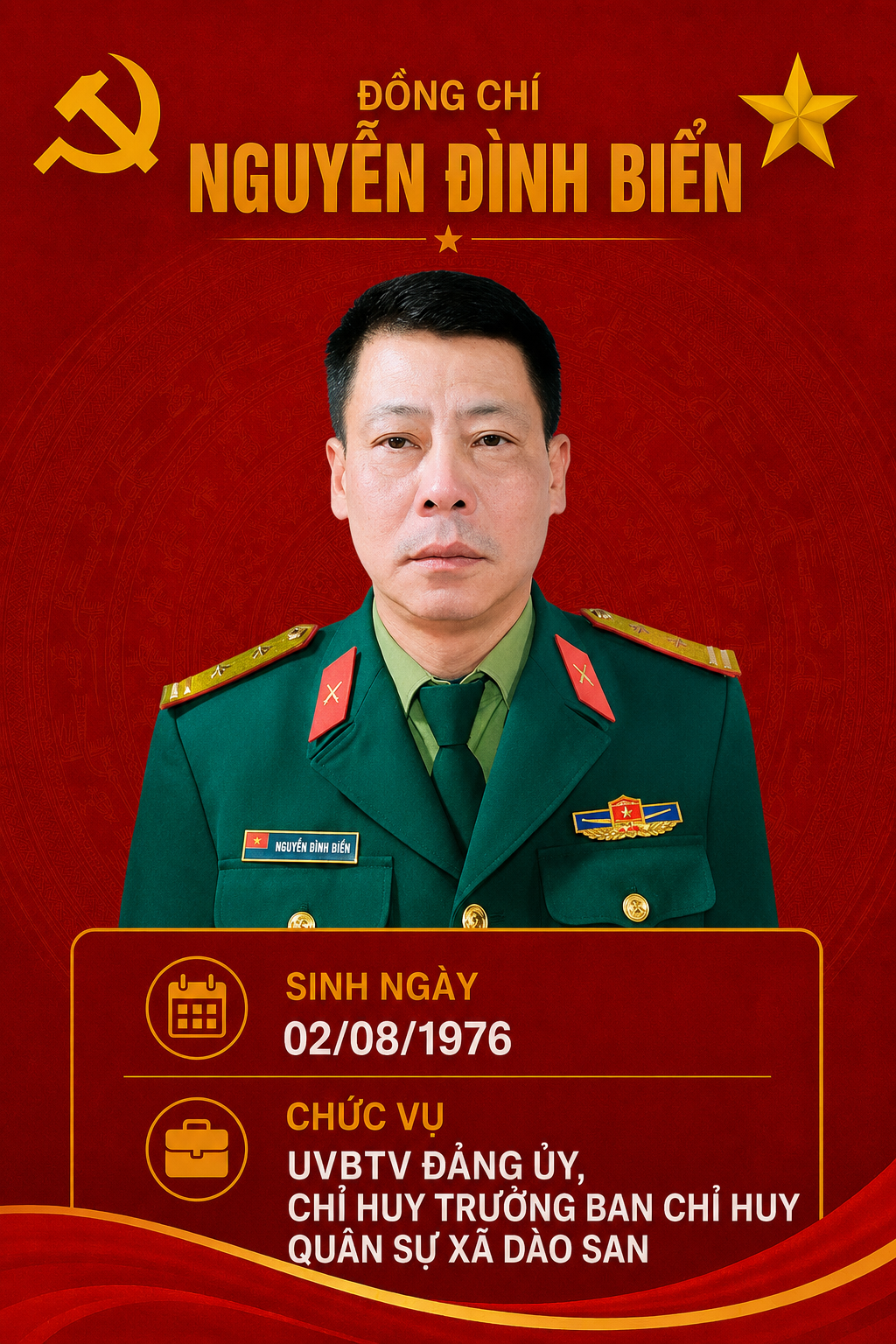 Đồng chí Nguyễn Đình Biển