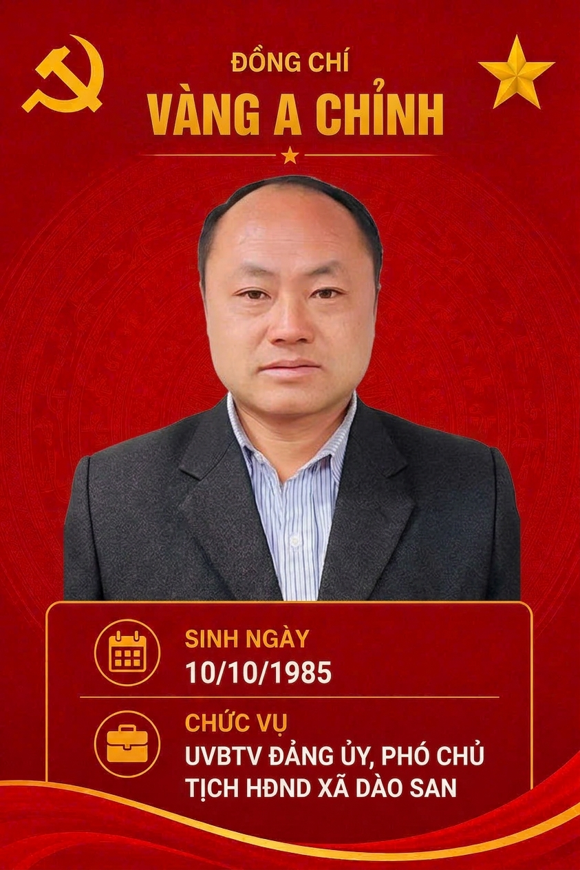Đồng chí Vàng A Chỉnh