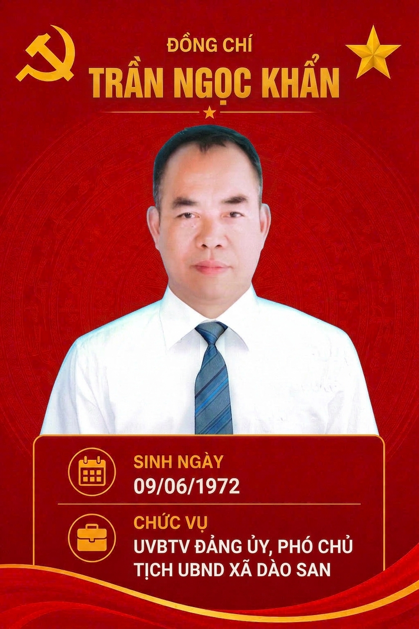 Đồng chí Trần Ngọc Khẩn